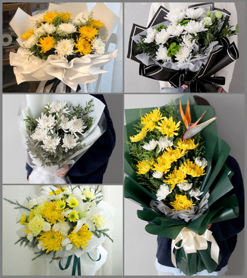 上海崇明区港西镇新港村白事花束代送
